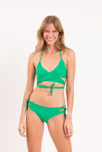 Load image into Gallery viewer, Model Front: Rio De Sol Bas Bottom Dots-Tambourine Madrid