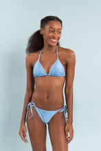 Load image into Gallery viewer, Model Front: Rio De Sol Ensemble Set Shimmer-Baltic-Sea Tri-Inv Ibiza-Comfy