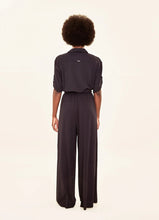 Load image into Gallery viewer, Model Back: Uv Line Pantalon De Plage Pantalona Preto Upf50+