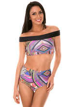 Load image into Gallery viewer, Image 04: Rio De Sol Haut Soutien Samarcanda Offshoulder