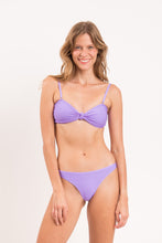 Load image into Gallery viewer, Model Front: Rio De Sol Haut Top Bora-Lavanda Bandeau-Joy