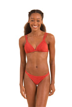 Load image into Gallery viewer, Model Front: Rio De Sol Ensemble Set Malibu-Chili Tri-Duo Mini-Duo