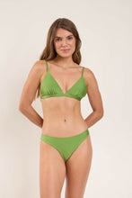 Load image into Gallery viewer, Model Front: Rio De Sol Bas Bottom Shimmer-Botanica Essential