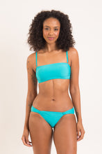 Load image into Gallery viewer, Model Front: Rio De Sol Ensemble Set Nanai Bandeau-Reto Mel-Comfy