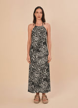 Load image into Gallery viewer, Model Front: Uv Line Vêtement De Plage High-Neck Dress Asas Upf50+