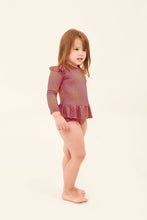 Load image into Gallery viewer, Image 02: Uv Line Maillot De Bain Bébé Baby Shine Malva Up50+