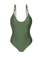 Load image into Gallery viewer, Product Front: Rio De Sol Une Pièce Shimmer-Croco Hype-Noa