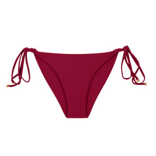 Load image into Gallery viewer, Product Front: Rio De Sol Bas Bottom Touch-Carmim Cheeky-Tie
