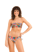 Load image into Gallery viewer, Model Back: Rio De Sol Ensemble Set Jungle Bandeau-Reto Madrid