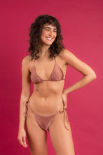 Load image into Gallery viewer, Image 12: Rio De Sol Bas Bottom Shimmer-Copper Cheeky-Tie
