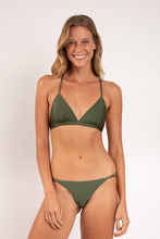 Load image into Gallery viewer, Model Front: Rio De Sol Haut Top Shimmer-Croco Tri-Fixo-Noa