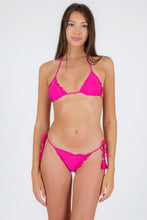 Load image into Gallery viewer, Model Front: Rio De Sol Haut Top Amaranto Frufru