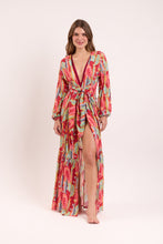 Load image into Gallery viewer, Model Front: Rio De Sol Vêtement De Plage Sea-Bloom Long Dress Verona