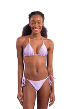 Load image into Gallery viewer, Model Front: Rio De Sol Ensemble Set Shimmer-Harmonia Tri-Inv Cheeky-Tie