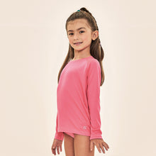 Load image into Gallery viewer, Image 02: Uv Line T-Shirt Acqua Qr Code Chiclete Fluor Upf50+