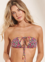 Load image into Gallery viewer, Model Back: Maaji Haut Top Blossom No Words Micro Mini Pink