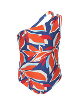 Load image into Gallery viewer, Product Front: Rio De Sol Une Pièce Fille Leaves Santorini-Kids