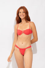Load image into Gallery viewer, Model Front: Rio De Sol Bas Bottom Cali-Flamingo Eden