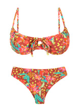 Load image into Gallery viewer, Product Front: Rio De Sol Ensemble Set Tropics Balconet-Tie Ciao