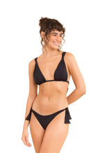 Load image into Gallery viewer, Model Front: Rio De Sol Ensemble Set Dots-Black Mel Italy