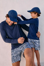 Load image into Gallery viewer, Image 08: Uv Line Bermuda / Short Pour Homme Shorts Acqua Boxer Tie Dye Blue Upf50+