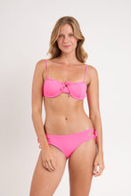 Load image into Gallery viewer, Model Front: Rio De Sol Ensemble Set Mtx-Ultrapink Balconet-Tie Madrid
