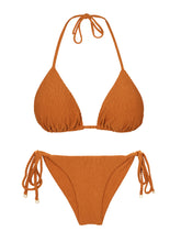 Load image into Gallery viewer, Product Front: Rio De Sol Ensemble Set Ferrugo Tri-Inv Cheeky-Tie