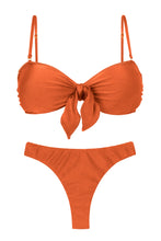 Load image into Gallery viewer, Product Front: Rio De Sol Ensemble Set Paprica Bandeau-No Nice-Fio