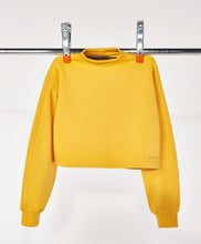 Load image into Gallery viewer, Image 05: Alto Giro Fitness Haut Cropped M3Cbs Gola Alta Amarelo Amber