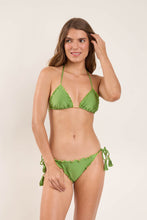 Load image into Gallery viewer, Model Front: Rio De Sol Bas Bottom Shimmer-Botanica Frufru