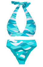 Load image into Gallery viewer, Product Front: Rio De Sol Ensemble Set Mayaguana Halter-Cos Hotpant-Cos