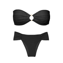 Load image into Gallery viewer, Product Front: Rio De Sol Ensemble Set Malibu-Black Mavi Baobi
