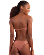 Load image into Gallery viewer, Image 07: Rio De Sol Ensemble Set Shimmer-Copper Bandeau-Joy Essential