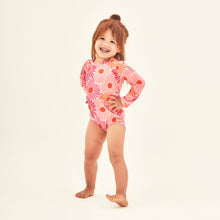 Load image into Gallery viewer, Image 02: Uv Line Maillot De Bain Bébé Baby Solar Rose Upf50+