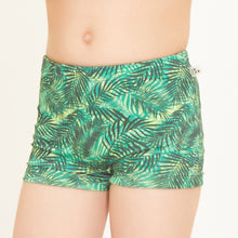 Load image into Gallery viewer, Image 04: Uv Line Maillot De Bain Garçon Swim Trunks Kids Leaves Upf50+