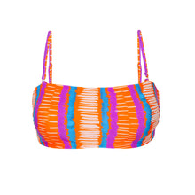Load image into Gallery viewer, Product Front: Rio De Sol Haut Top Stripes Bandeau-Reto