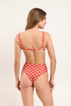 Load image into Gallery viewer, Model Back: Rio De Sol Haut Top Floral-Scales Hera