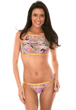 Load image into Gallery viewer, Model Front: Rio De Sol Ensemble Mundomix Cropped