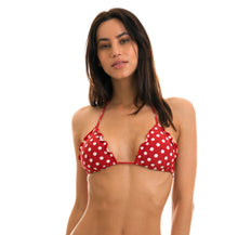 Load image into Gallery viewer, Model Front: Rio De Sol Haut Top Poa Red Frufru