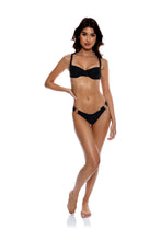 Load image into Gallery viewer, Model Front: Luli Fama Ensemble Wide Strap Black