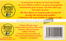 Load image into Gallery viewer, Product Back: Tiki Bar Soaps Tiki Savon Tiare 130 Gr