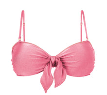 Load image into Gallery viewer, Product Front: Rio De Sol Haut Top Shimmer-Confetti Bandeau-Knot
