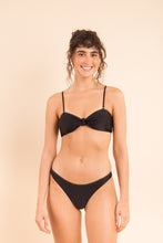 Load image into Gallery viewer, Image 09: Rio De Sol Ensemble Set Shimmer-Black Bandeau-Joy Essential