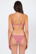 Load image into Gallery viewer, Model Back: Rio De Sol Ensemble Set Shimmer-Confetti Bandeau-Knot Essential