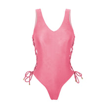 Load image into Gallery viewer, Product Front: Rio De Sol Une Pièce Shimmer-Confetti Zoe
