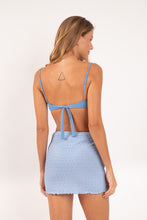 Load image into Gallery viewer, Model Back: Rio De Sol Jupe De Page Drift-Cianita Lila Skirt