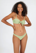 Load image into Gallery viewer, Model Front: Rio De Sol Ensemble Set Oliva Bandeau-No Essential