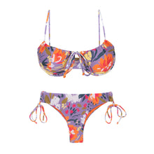 Load image into Gallery viewer, Product Front: Rio De Sol Ensemble Set Garden-Flower Balconet-Tie Angel