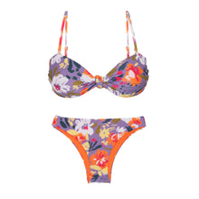 Load image into Gallery viewer, Product Front: Rio De Sol Ensemble Set Garden-Flower Bandeau-Joy Essential