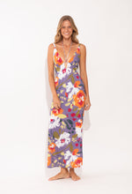 Load image into Gallery viewer, Model Front: Rio De Sol Vêtement De Plage Garden-Flower Saida Yara